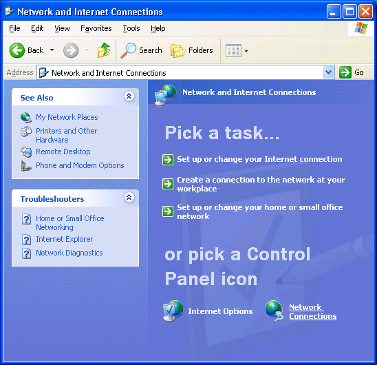 Network and Internet Connections